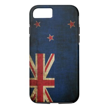 New Zealand Flag Iphone 8/7 Case by Crookedesign at Zazzle