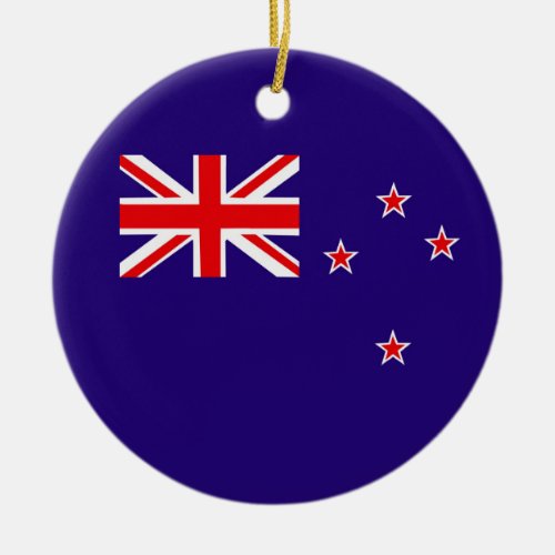New Zealand flag Ceramic Ornament