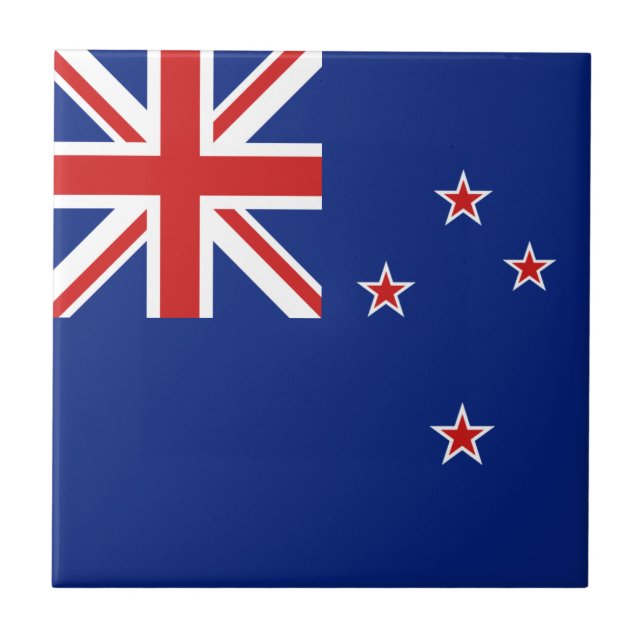 New Zealand Flag Ceramic Tile (Front)