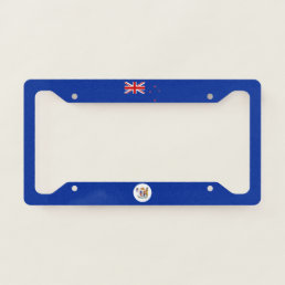 New Zealand flag-coat of arms License Plate Frame