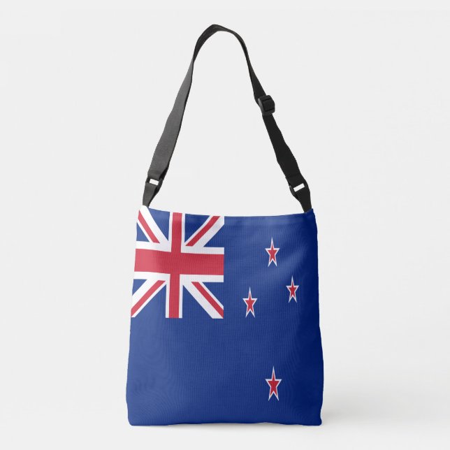 New Zealand Flag Crossbody Bag (Back)