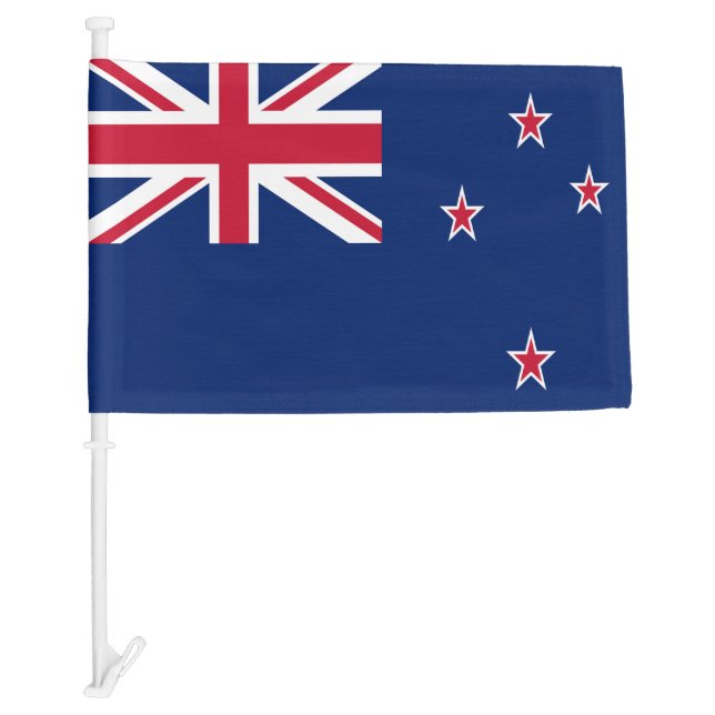 New Zealand Flag, Custom Car Accessories NZ Car Flag (Front)