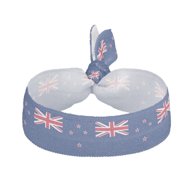 New Zealand Flag Elastic Hair Tie (Front)
