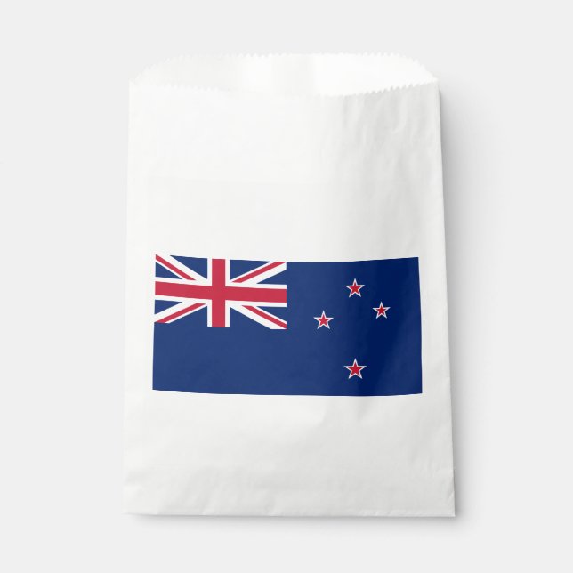 New Zealand Flag Favor Bag (Front)