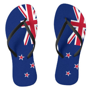 New Zealand Flag Flip Flops