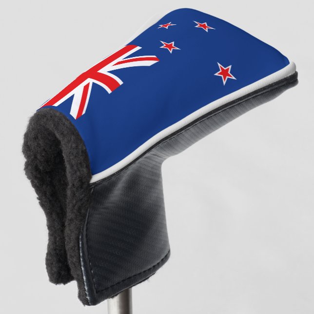 New Zealand flag Golf Head Cover (3/4 Front)