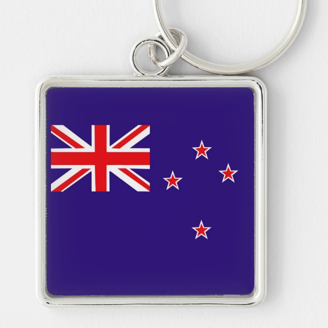 New Zealand flag Keychain (Front)