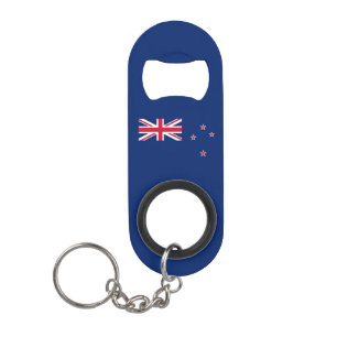 New Zealand Flag Keychain Bottle Opener
