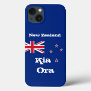 New Zealand Flag & Kia Ora Fashion / Sports Iphone 13 Case at Zazzle
