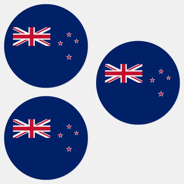 New Zealand Flag Labels (Group)