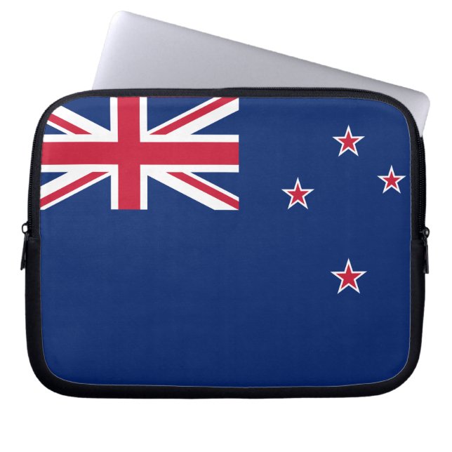New Zealand Flag Laptop Sleeve (Front)