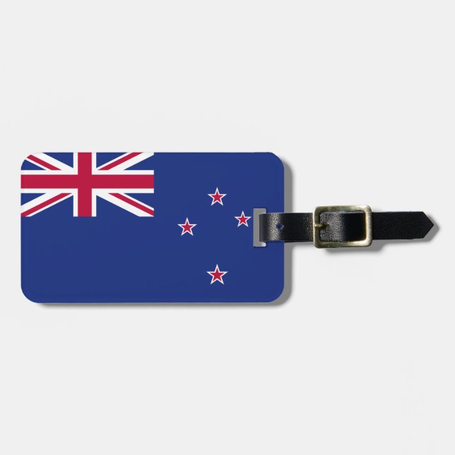 New Zealand Flag Luggage Tag (Front Horizontal)