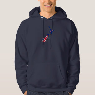 New Zealand flag map Hoodie