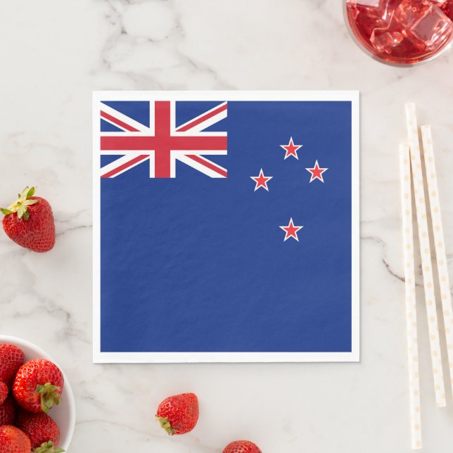 New Zealand flag Napkins (Insitu)