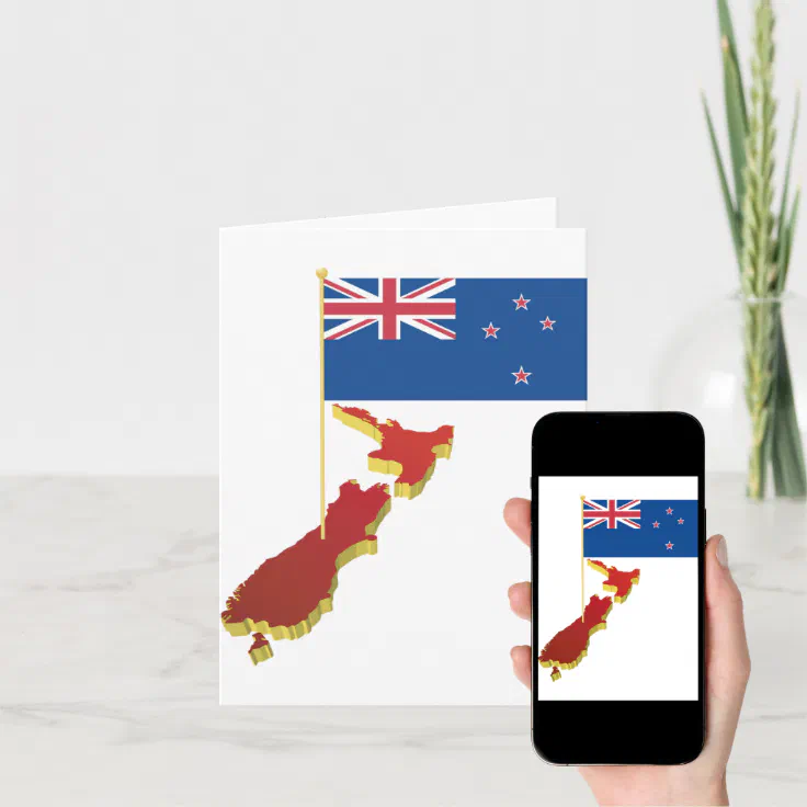 New Zealand Flag Note Cards Zazzle