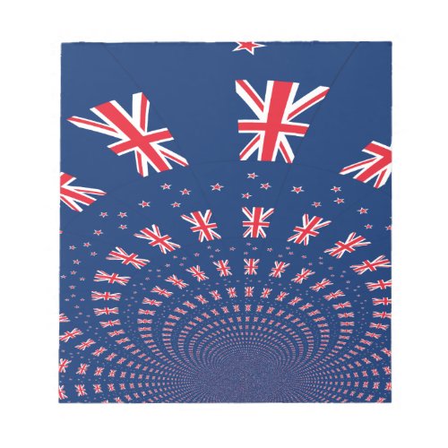 New Zealand flag Notepad