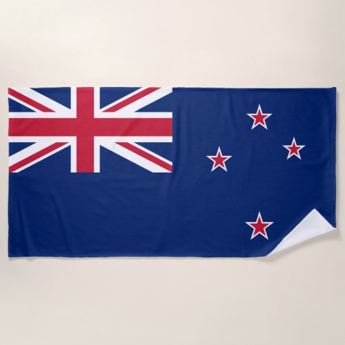 New Zealand Flag NZ Beach Towel