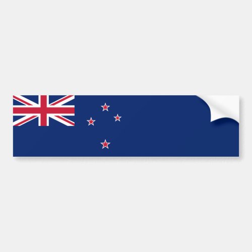 New Zealand Flag NZ Bumper Sticker