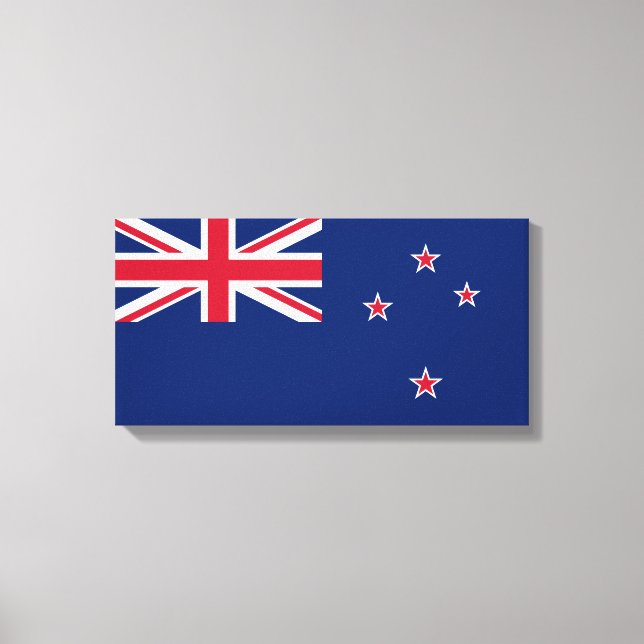 New Zealand Flag (NZ) Canvas Print (Front)