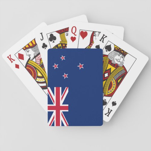 New Zealand Flag NZ Poker Cards