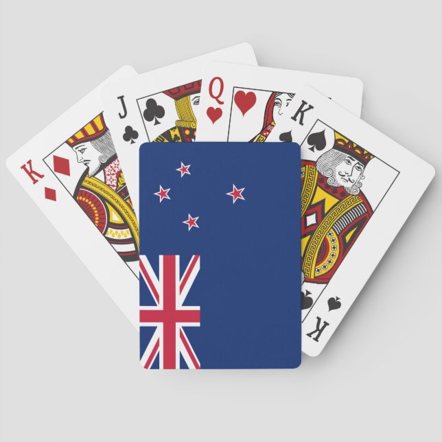 New Zealand Flag (NZ) Poker Cards (Back)