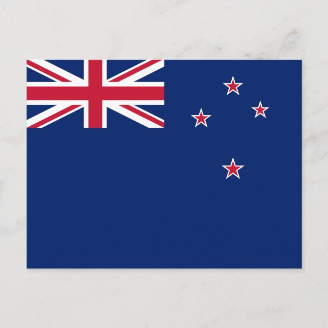 New Zealand Flag (NZ) Postcard (Front)