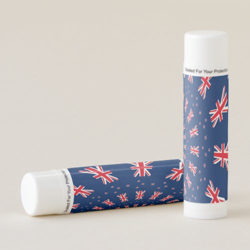 New Zealand flag Personalized Pout Experience Lip Balm