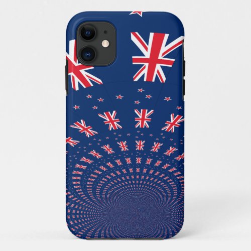 New Zealand flagpng iPhone 11 Case