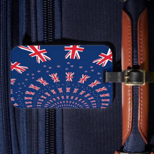 New Zealand flagpng Luggage Tag