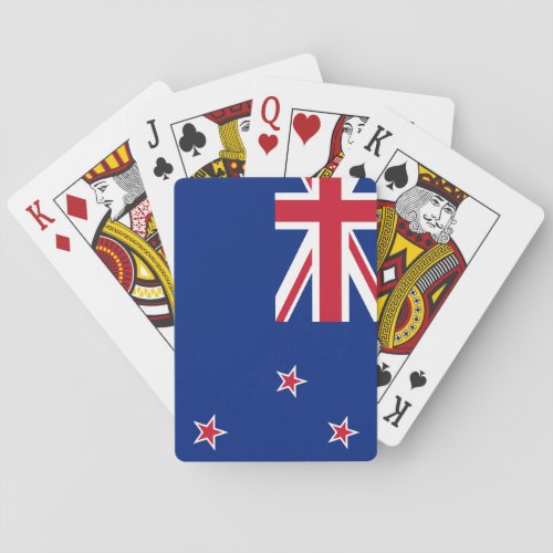 New Zealand Flag Poker Cards