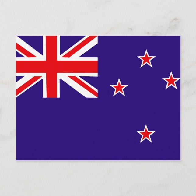 New Zealand flag Postcard (Front)