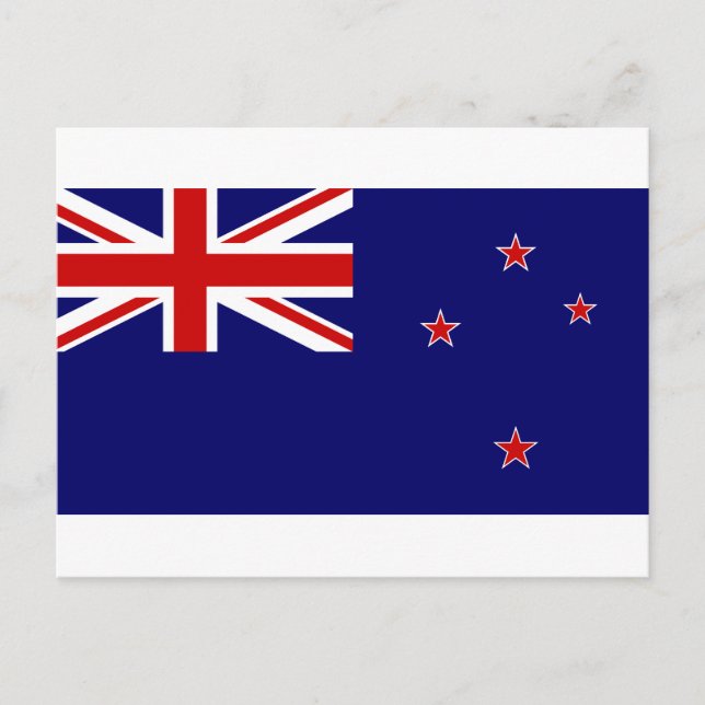 New Zealand Flag Postcard (Front)
