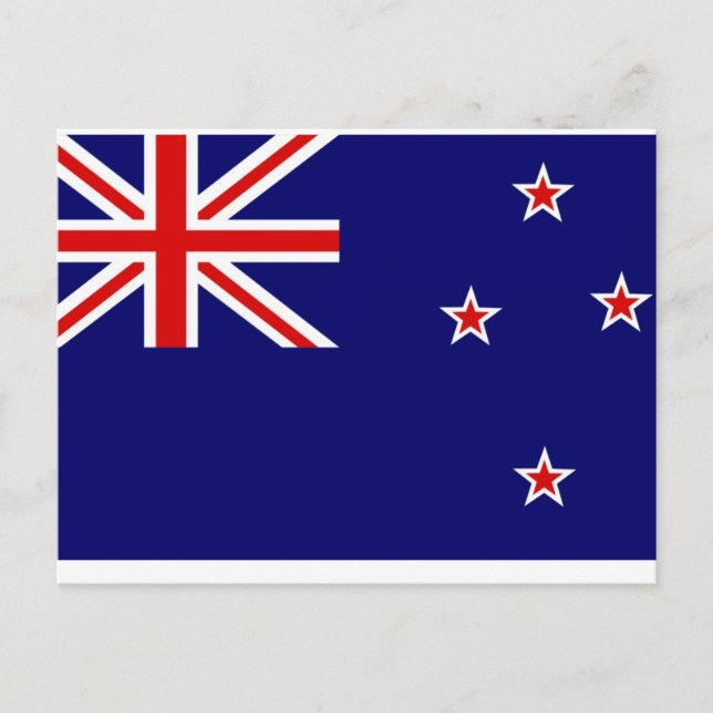 New Zealand Flag Postcard (Front)