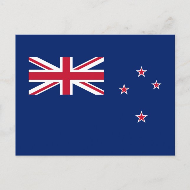 New Zealand Flag Postcard (Front)