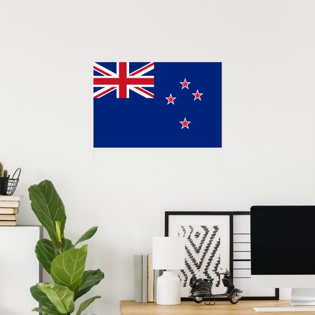 New Zealand flag Poster (Home Office)