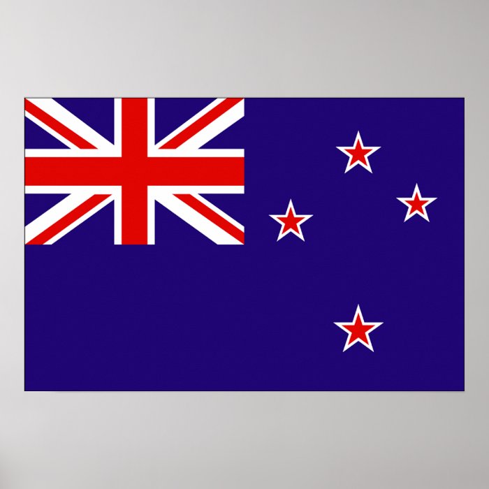 New Zealand Flag Posters