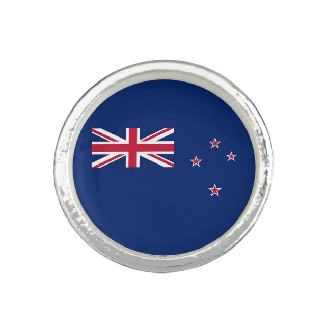New Zealand Flag Ring (Front)