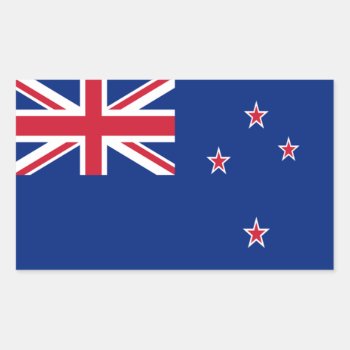 New Zealand Flag Sticker by allworldtees at Zazzle
