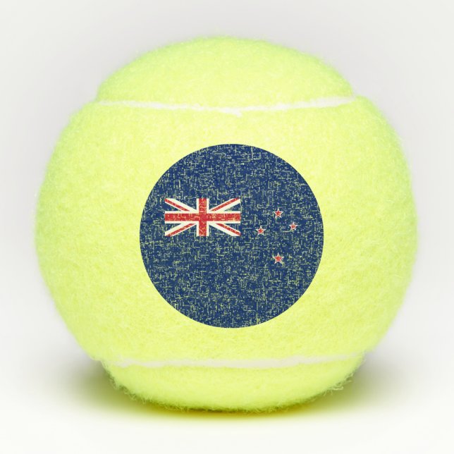 New Zealand Flag Tennis Balls (Front)