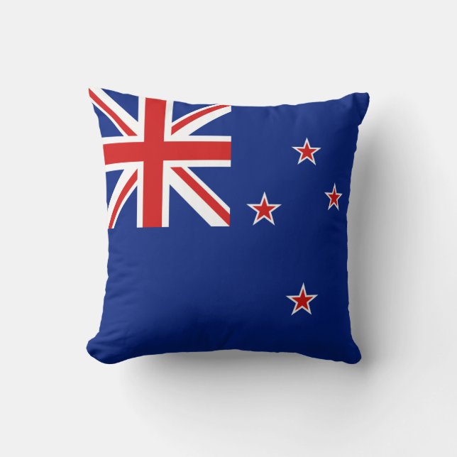 New Zealand Flag x Flag Pillow (Front)