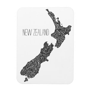 New Zealand Flexible Photo Magnet