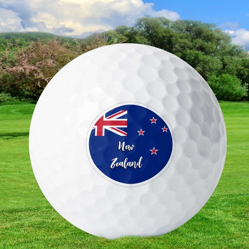 New Zealand Golf Balls Zealand Flag  Patriots Golf Balls