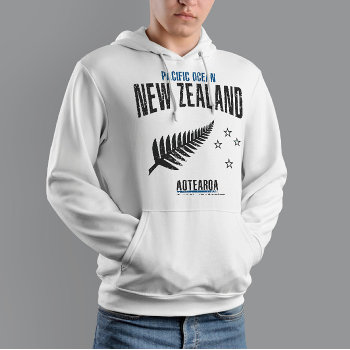 New Zealand Hoodie by KDRTRAVEL at Zazzle