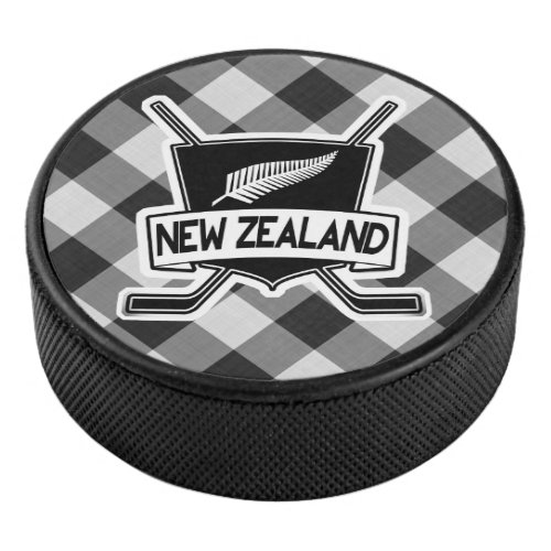 New Zealand Ice Hockey Team Puck
