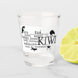 New Zealand Iconic Animals Shot Glass