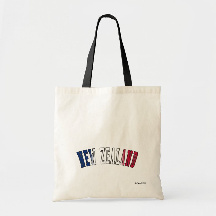 New Zealand in National Flag Colors Bag