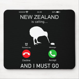 New Zealand Is Calling And I Must Go, Zealand Funn Mouse Pad
