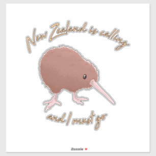 New Zealand Is Calling Sticker