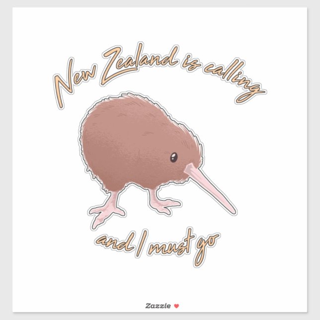 New Zealand Is Calling Sticker (Sheet)