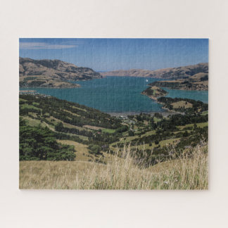 New Zealand Jigsaw Puzzle - Akaroa ancient volcano
